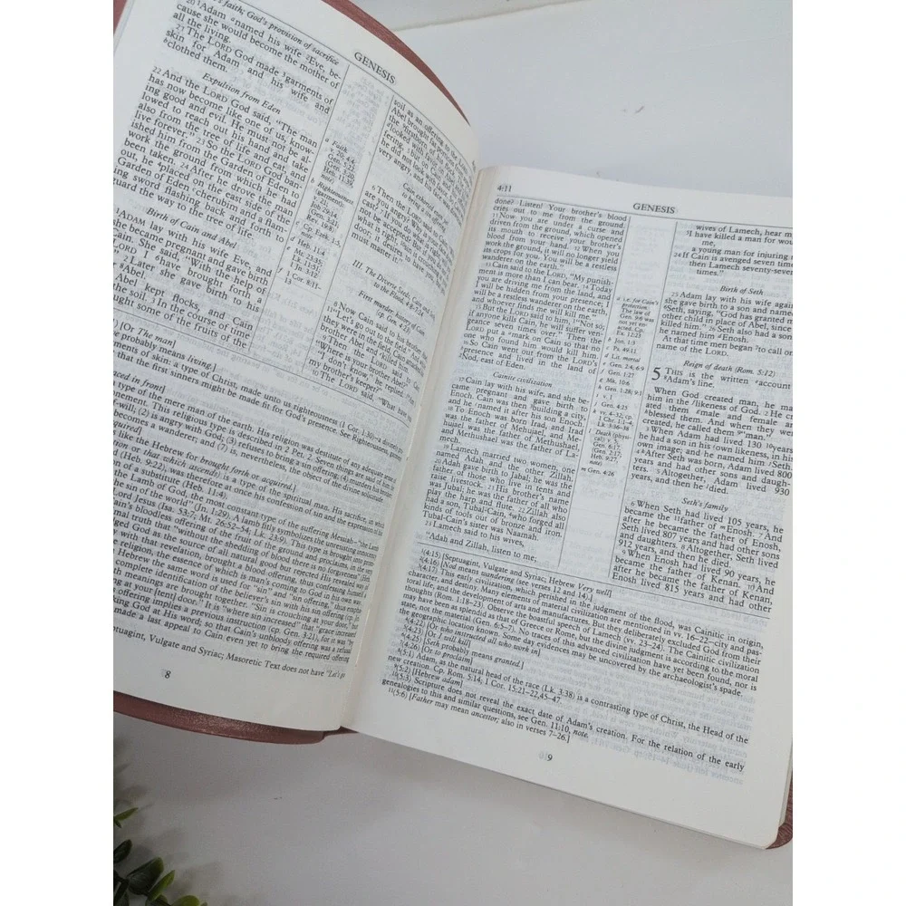 RARE🚨NEW SCOFIELD STUDY SYSTEM Oxford 1984 HolyBible Red Letter Concordance NIV